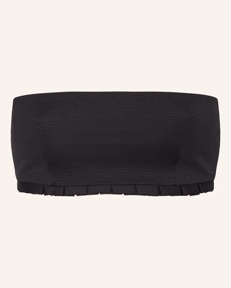 MYMARINI Bandeau-Bikini-Top Top No. 2 Mit Uv-Schutz 50+ schwarz Schwarz