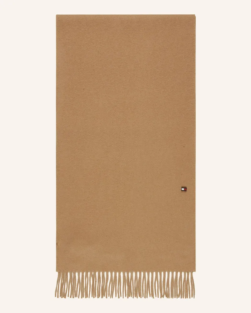 Tommy Hilfiger Cashmere-Schal braun Camel