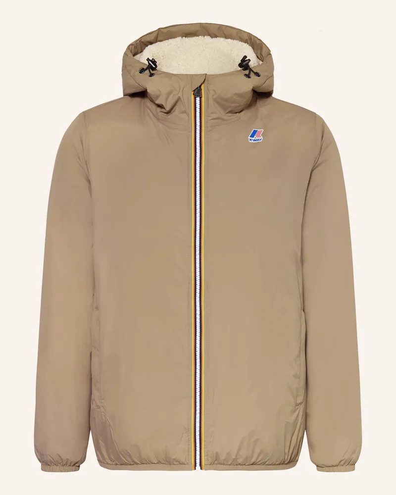 K-Way Jacke LE VRAI 4.0 CLAUDE ORSETTO Hellbraun