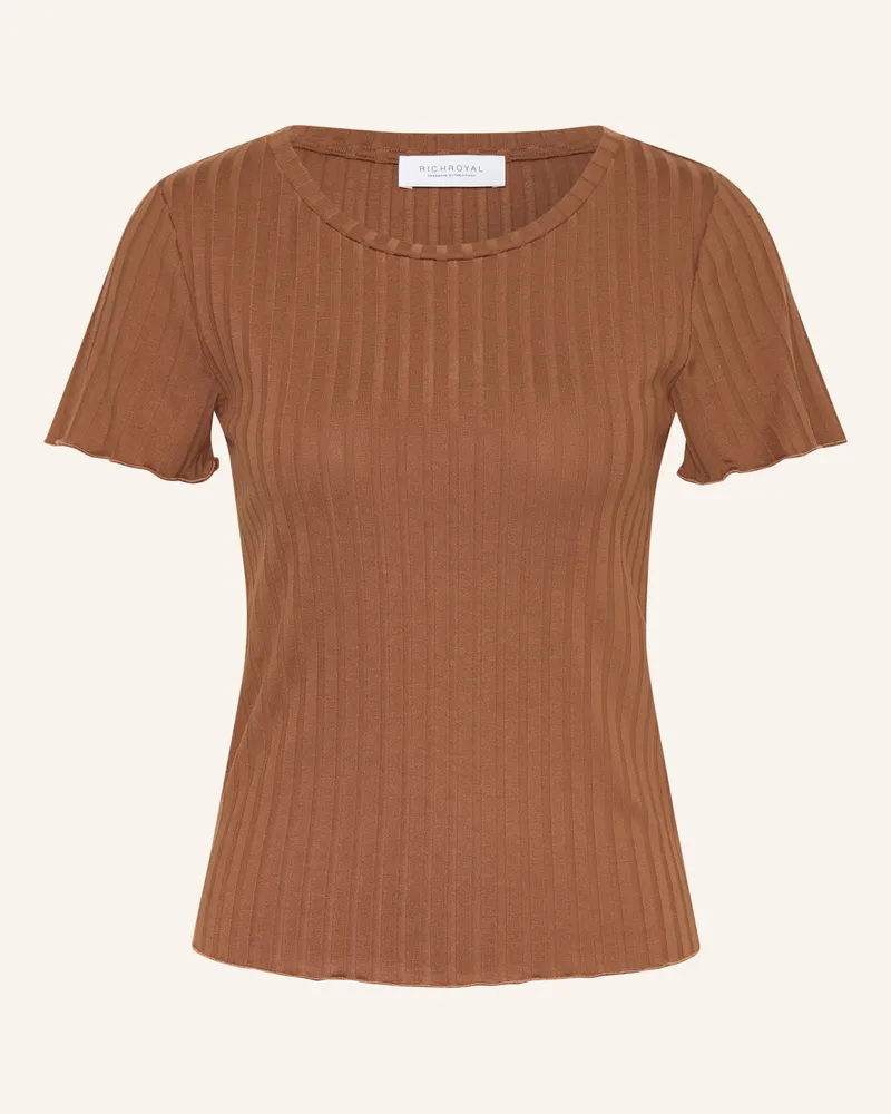 Rich&Royal T-Shirt braun Cognac