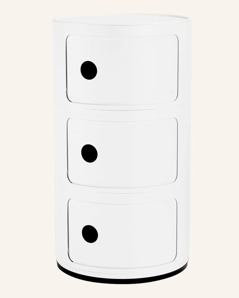 Kartell Beistelltisch Componibili weiss Weiss