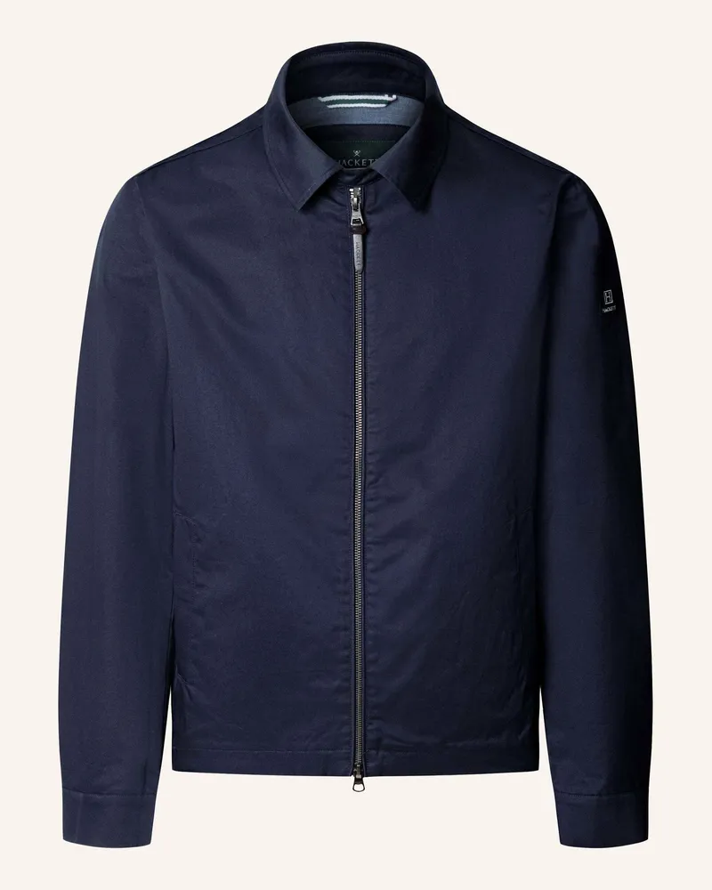 Hackett Fieldjacket Heritage Harrington blau Blau