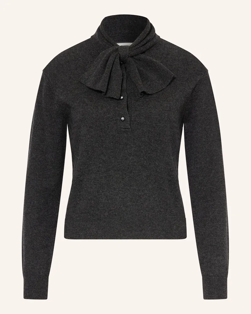 SEM PER LEI Cashmere-Pullover Dunkelgrau