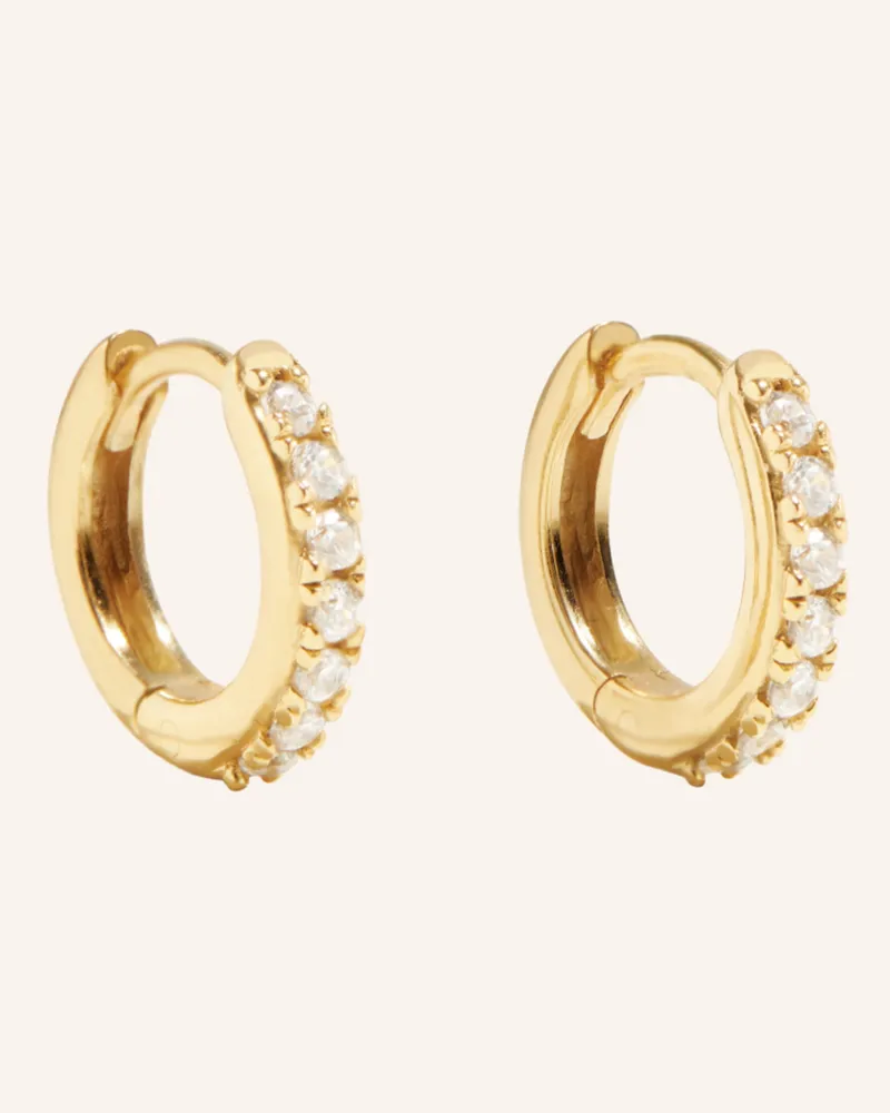POMPIDOU Creolen LILLIAN MICRO PAVé by GLAMBOU Gold