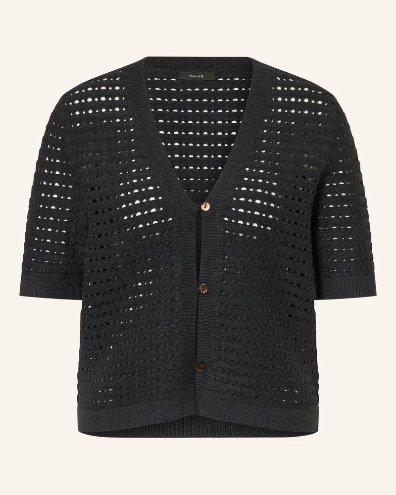 OPUS Strickjacke Dostal blau Dunkelblau