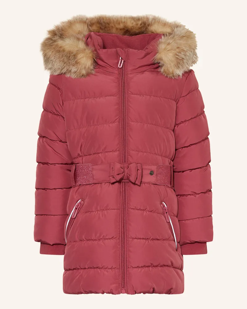 S.Oliver Steppmantel Mit Abnehmbarer Kapuze pink Hellrot