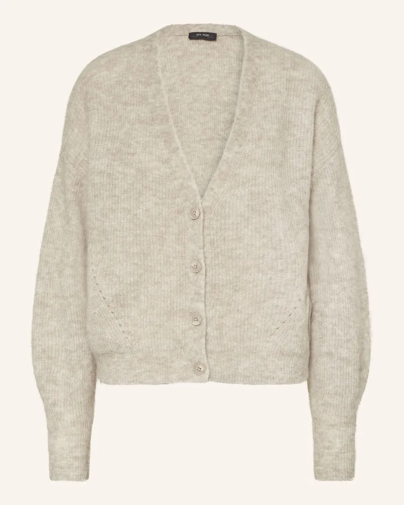 Mos Mosh Oversized-Strickjacke THORA mit Alpaka Creme