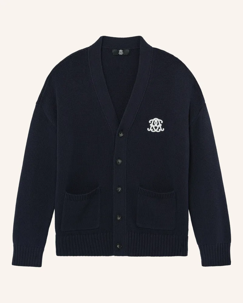 Reiss Strickjacke Coates blau Dunkelblau