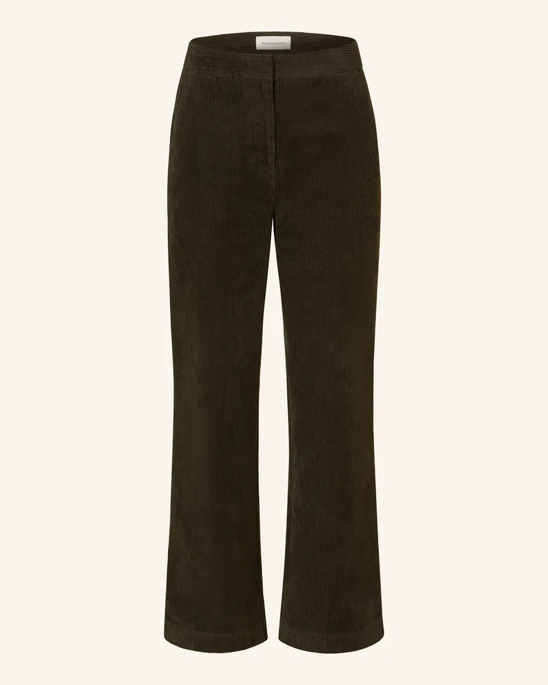 MOSS COPENHAGEN Cordhose MSCHGEGGO Dunkelgrün