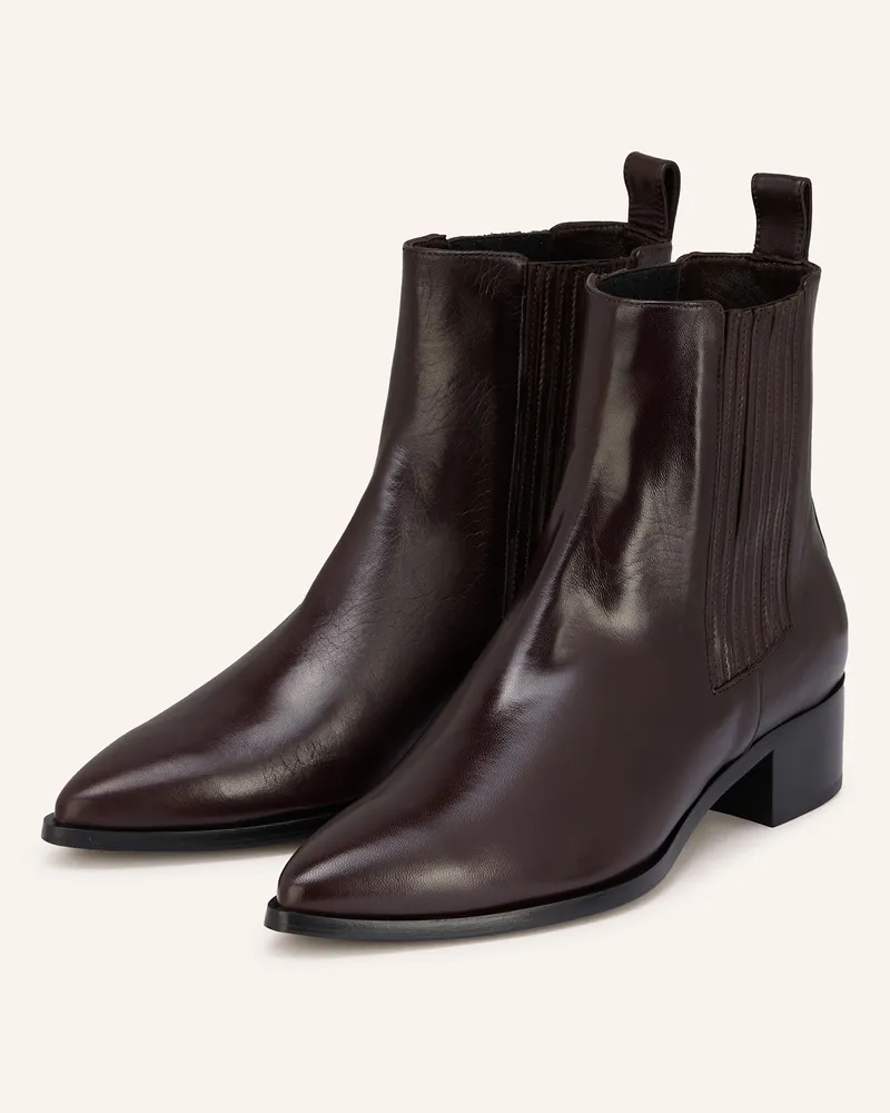 lilienfels Chelsea-Boots Dunkelbraun