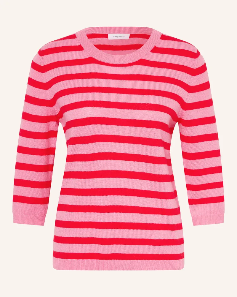 Darling Harbour Cashmere-Pullover mit 3/4-Arm Pink