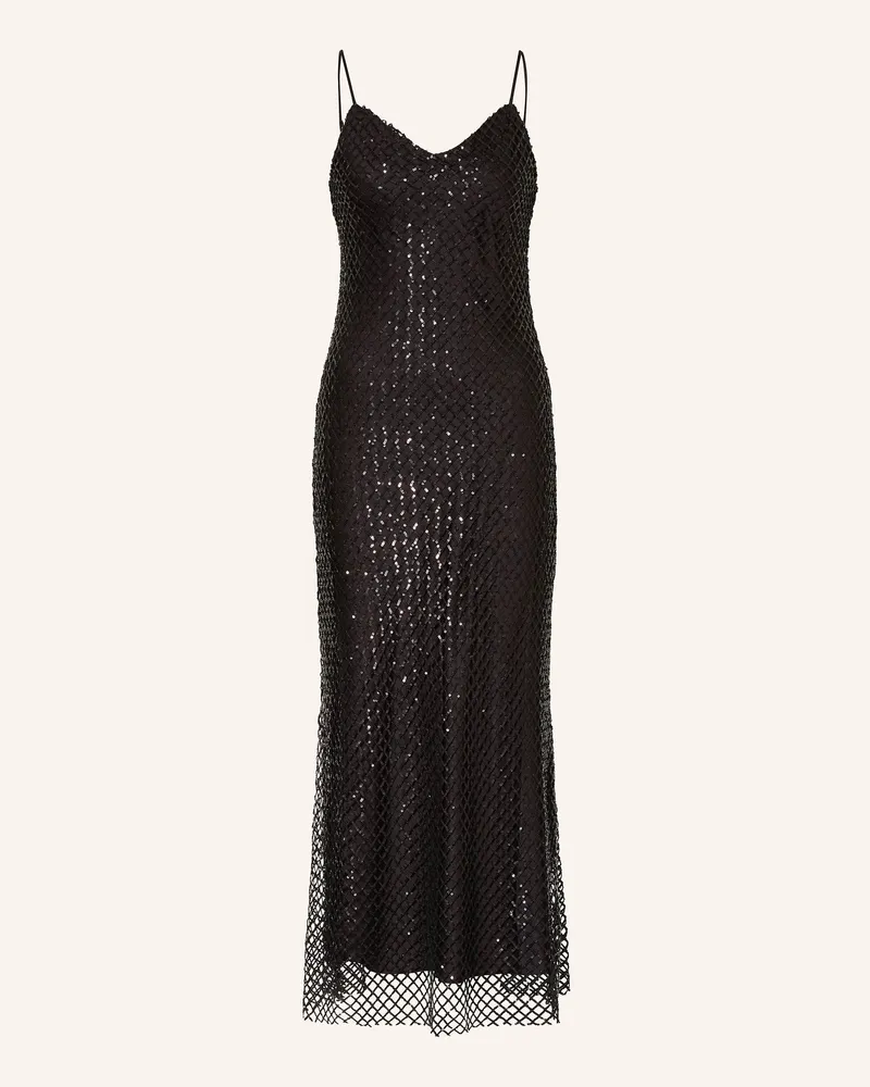 AllSaints Kleid CHANTELLE mit Pailletten Schwarz