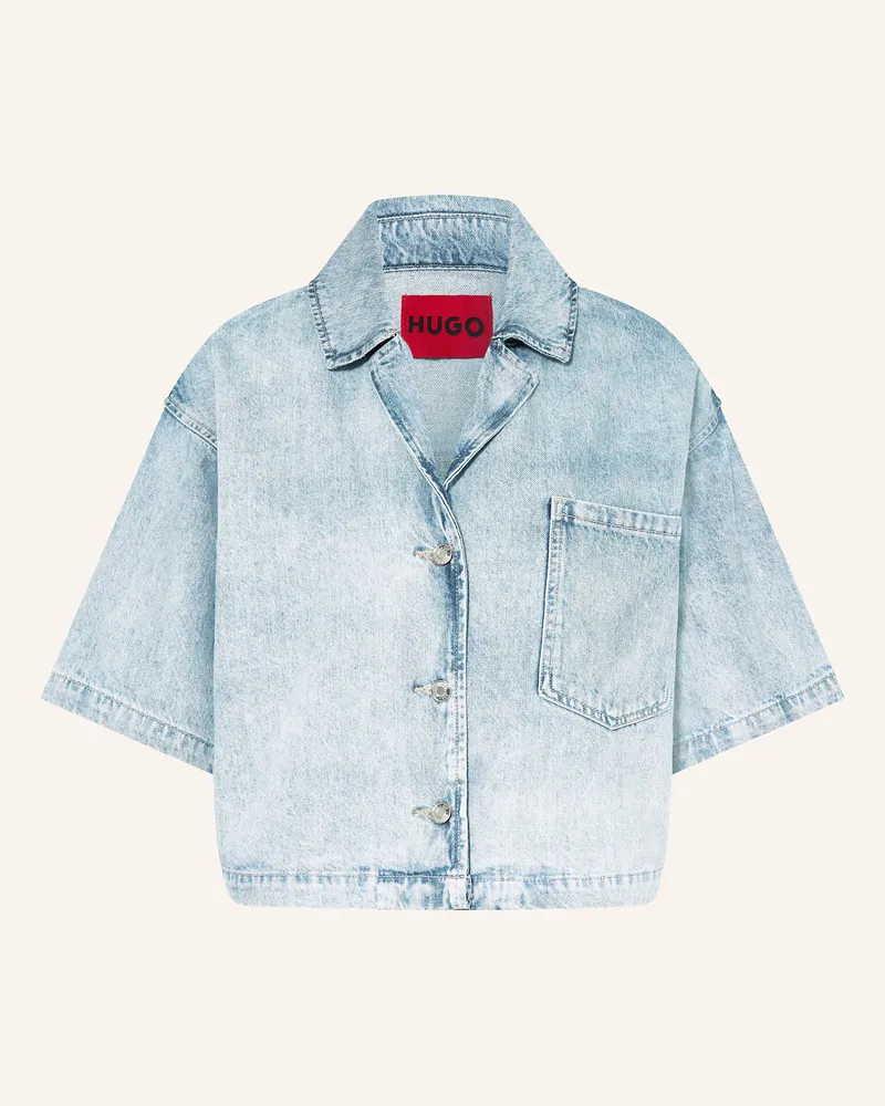 HUGO BOSS Jeansbluse GESILA Blau