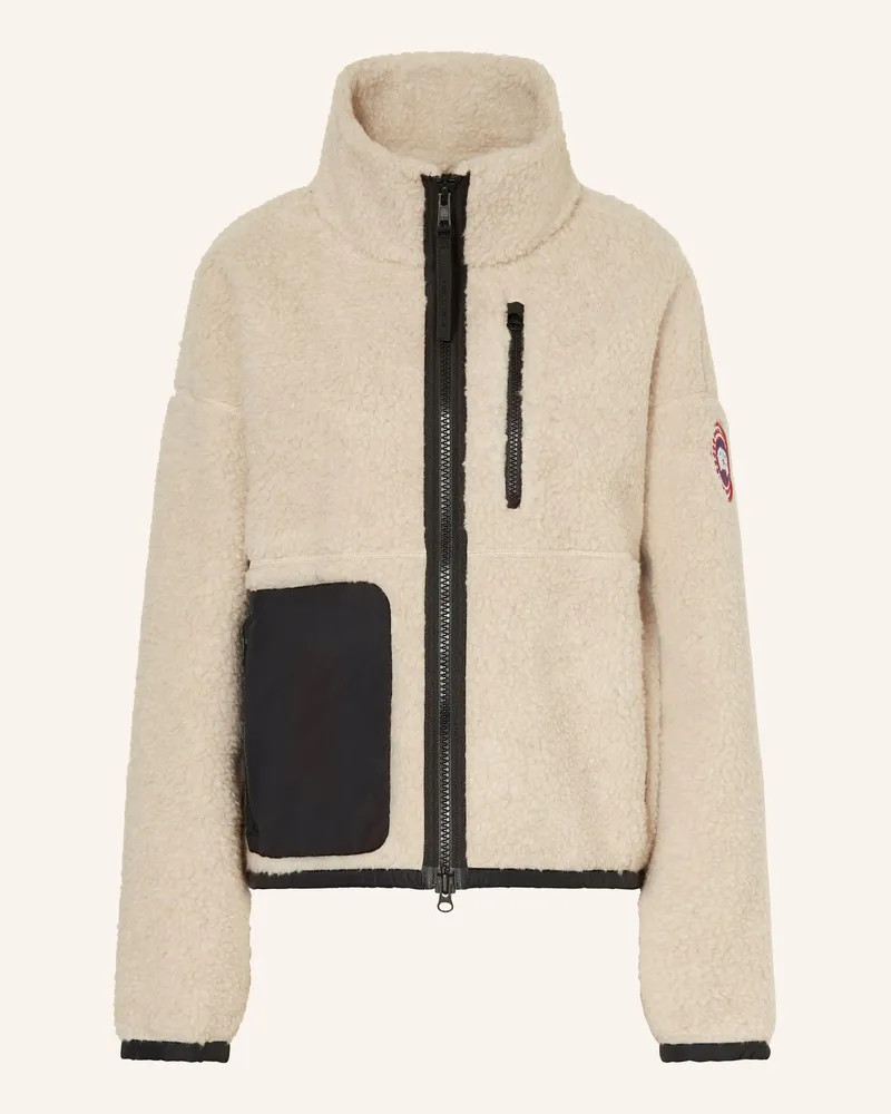 Canada Goose Teddyfell-Jacke Simcoe beige Creme