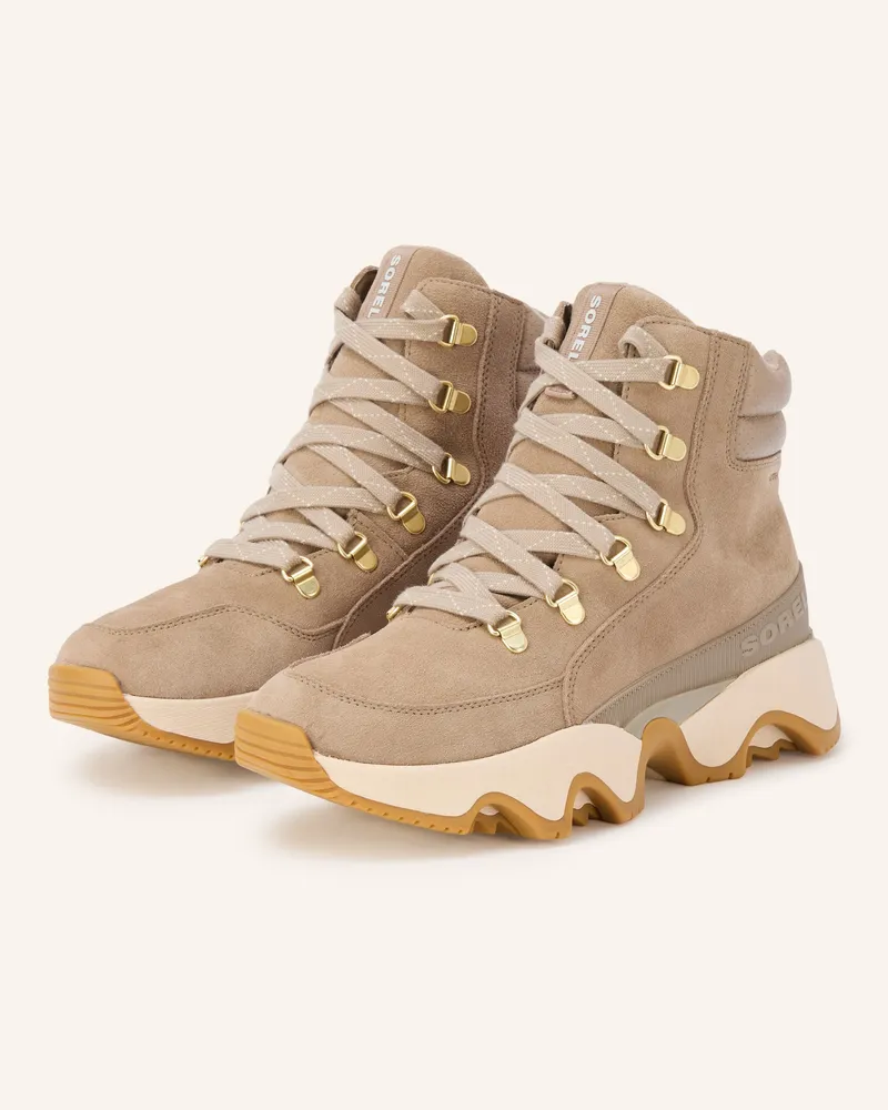 Sorel Schnürboots Kinetic™ Impact beige Hellgrau