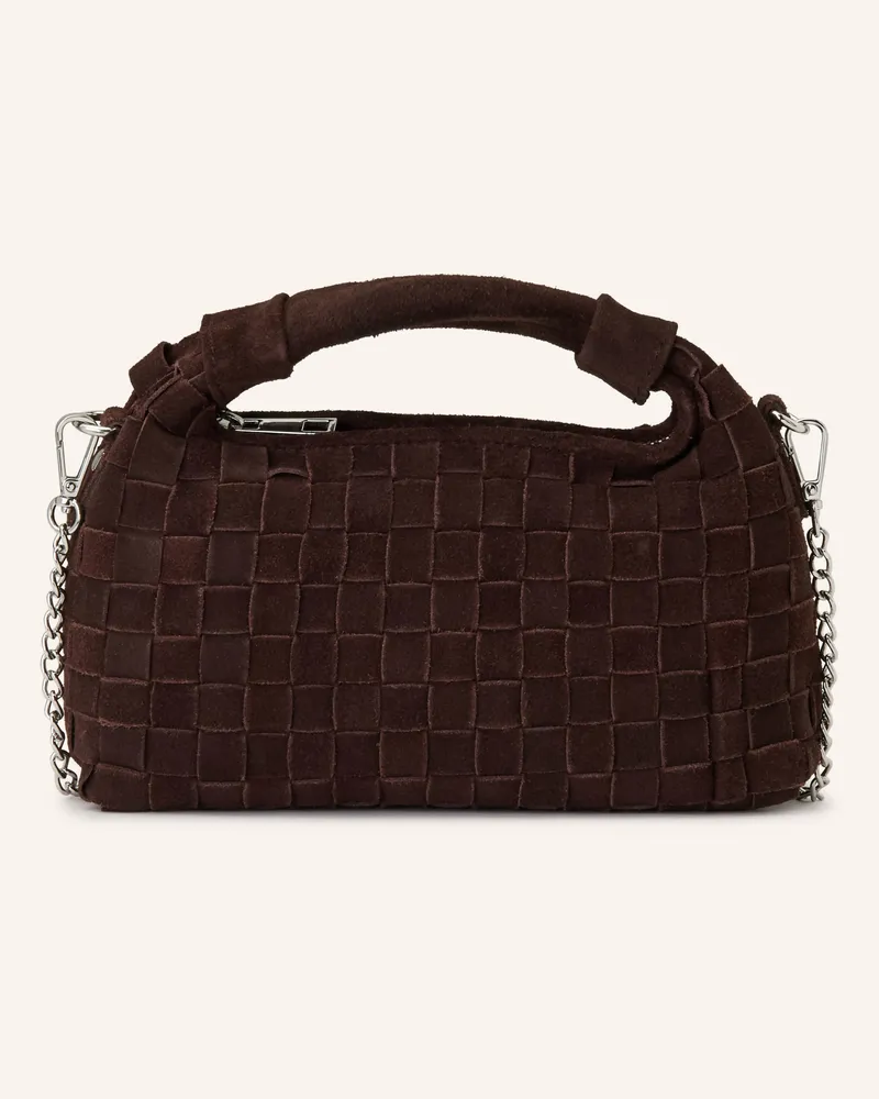 NÚNOO Umhängetasche DANDY MINI Dunkelbraun