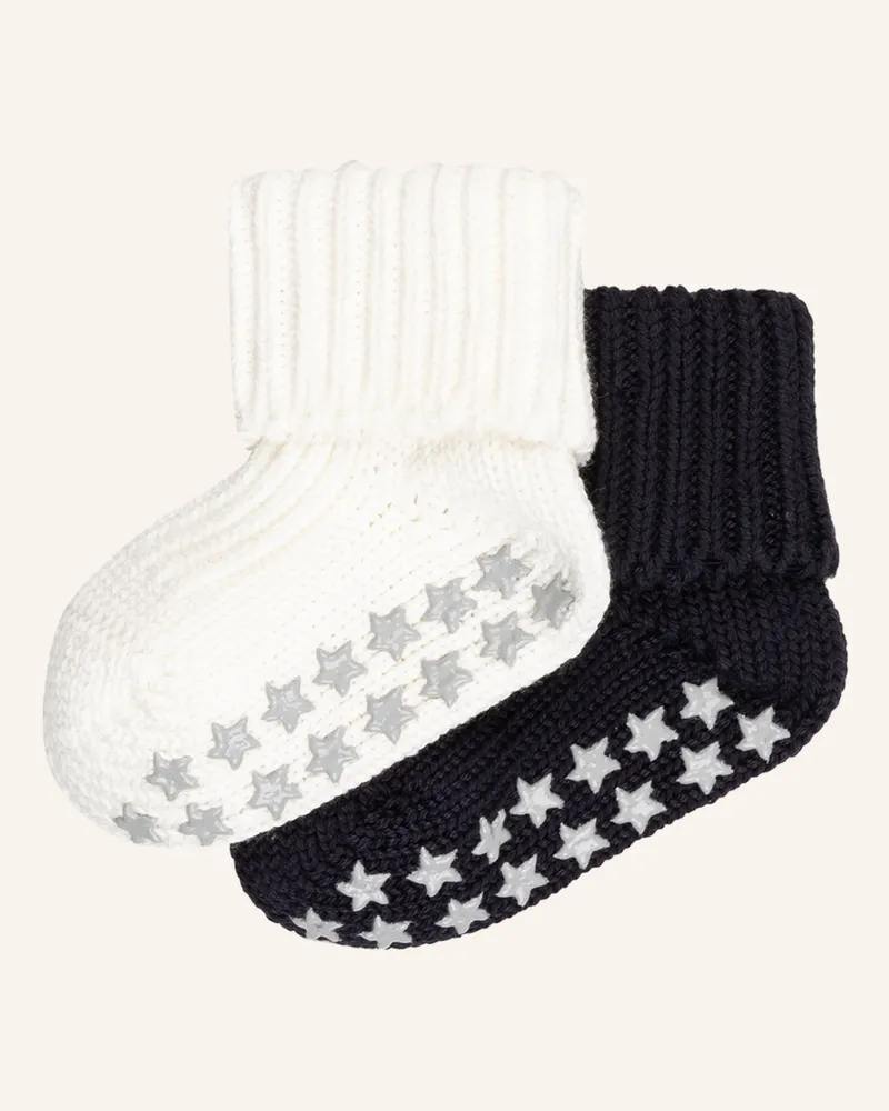 Falke 2er-Pack Stoppersocken grau Weiss