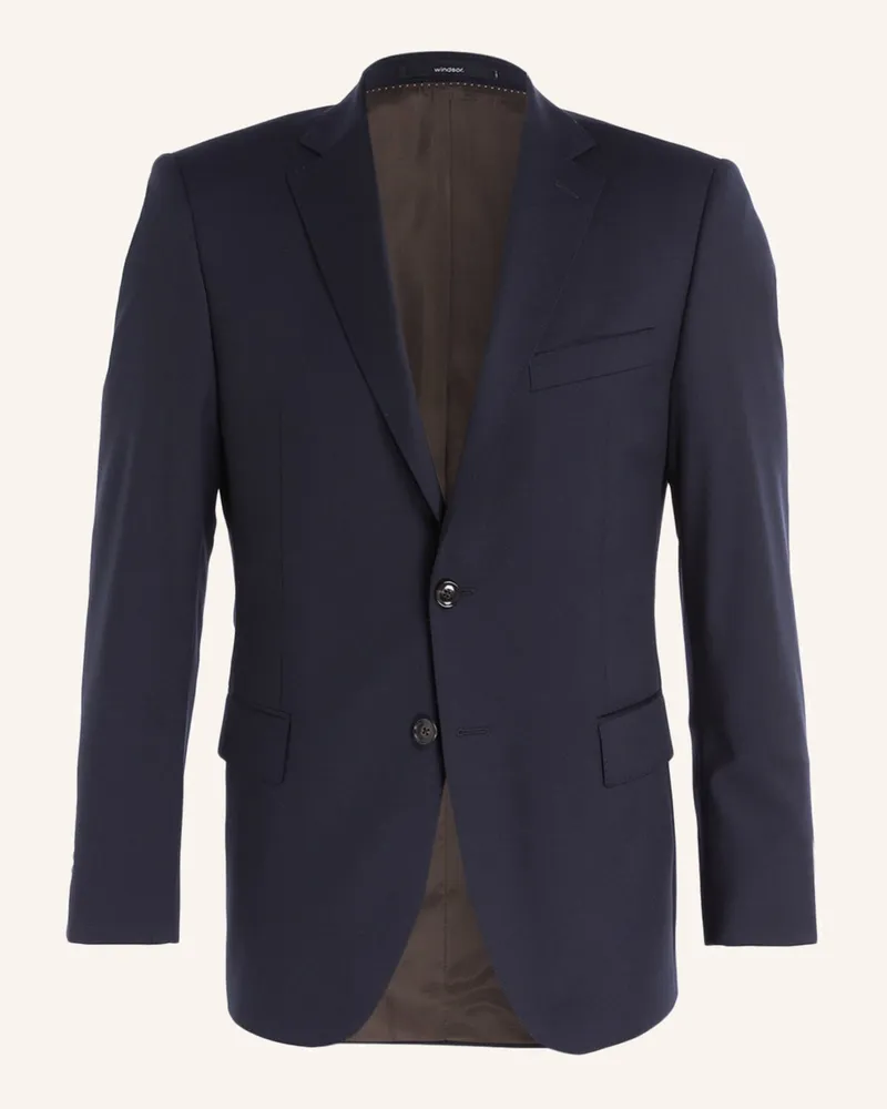 windsor. Anzugsakko Sera Shaped Fit blau 120