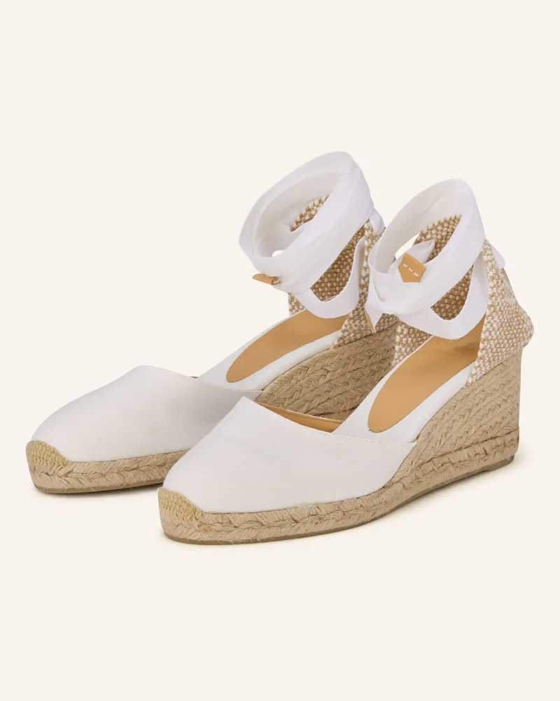 Castañer Wedges Carina weiss Weiss