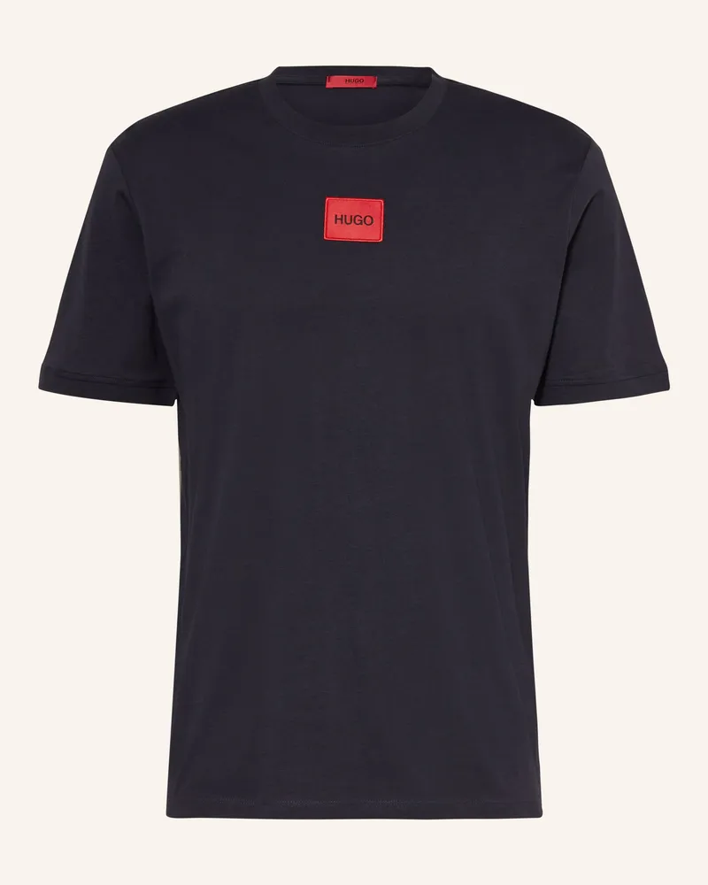 HUGO BOSS T-Shirt diragolino212 blau Dunkelblau