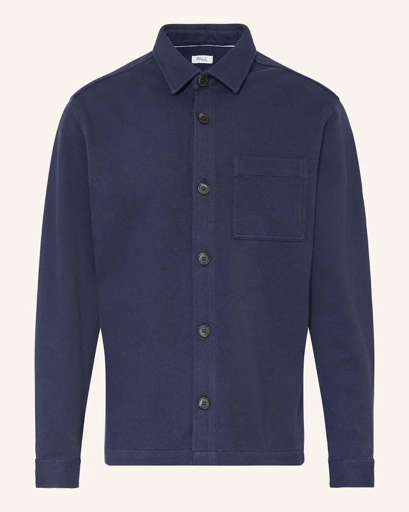 paul Hemd Comfort Fit blau Dunkelblau