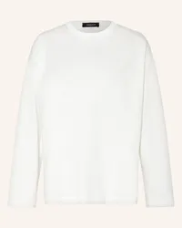 Fabiana Filippi Longsleeve im Materialmix Weiss