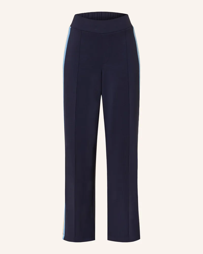 Cartoon Jerseyhose mit Galonstreifen Dunkelblau