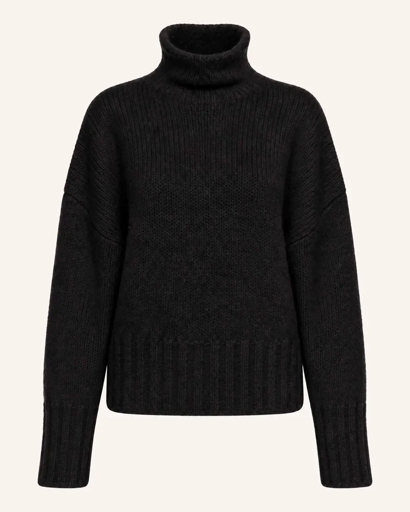 KIEFERMANN Kiefermann Women Rollkragenpullover Aus Kaschmir-Seide Jadille schwarz Schwarz
