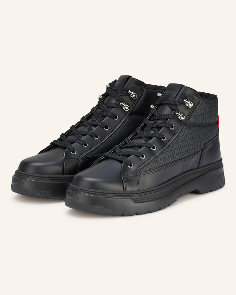 HUGO BOSS Schnürboots URIAN Schwarz
