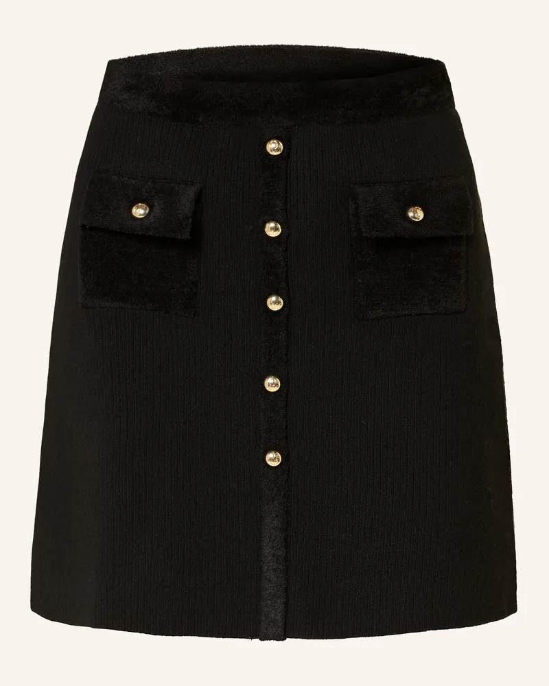 Claudie Pierlot Strickrock schwarz Schwarz