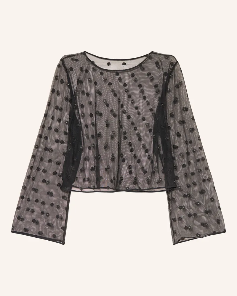 Marie Jo Lounge-Shirt Daisy Mit Glitzergarn schwarz Schwarz