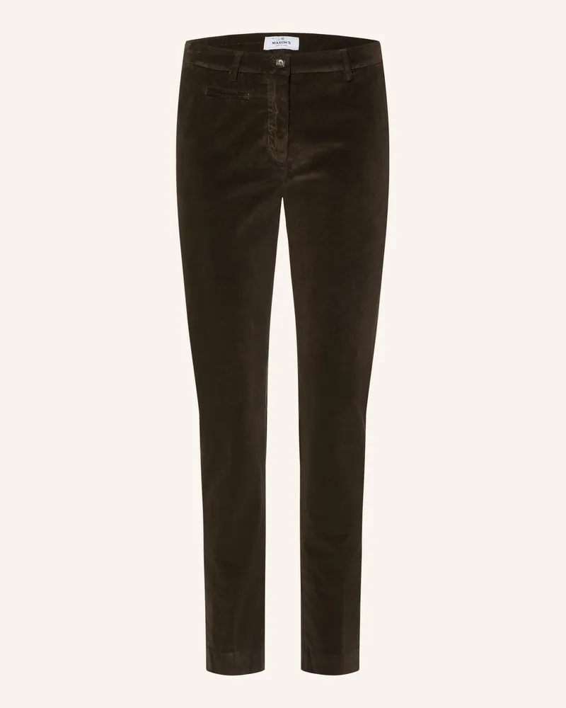 Mason's Marlenehose New York braun Dunkelbraun