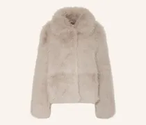 Kunstpelz-Jacke