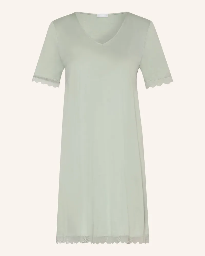 Hanro Nachthemd gruen Mint