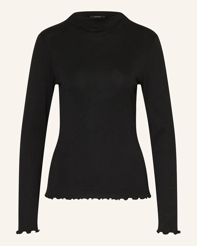 OPUS Longsleeve Soninchen schwarz Schwarz