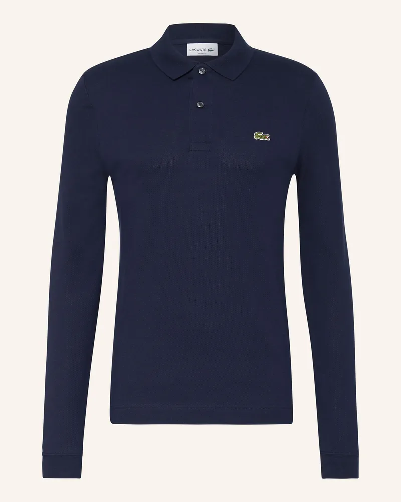 Lacoste Piqué-Poloshirt Slim Fit Dunkelblau