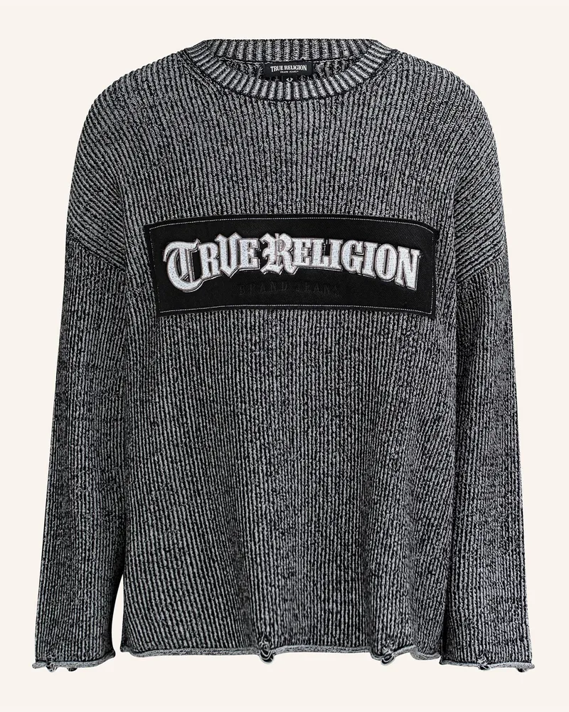 True Religion Sweater schwarz Schwarz