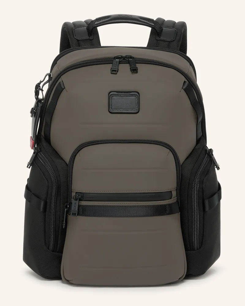 Tumi Alpha Bravo Rucksack Navigation Mit Laptop-Fach braun Taupe