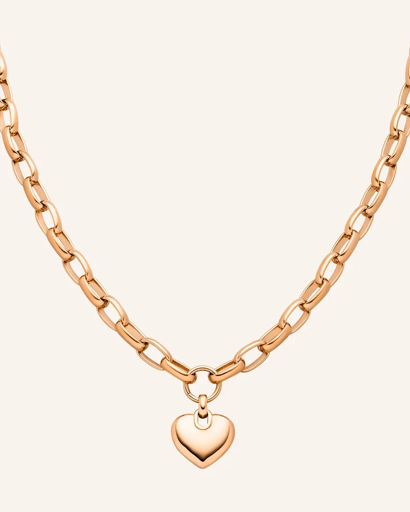 S.Oliver Halskette  Aus  Edelstahl rosegold Roségold