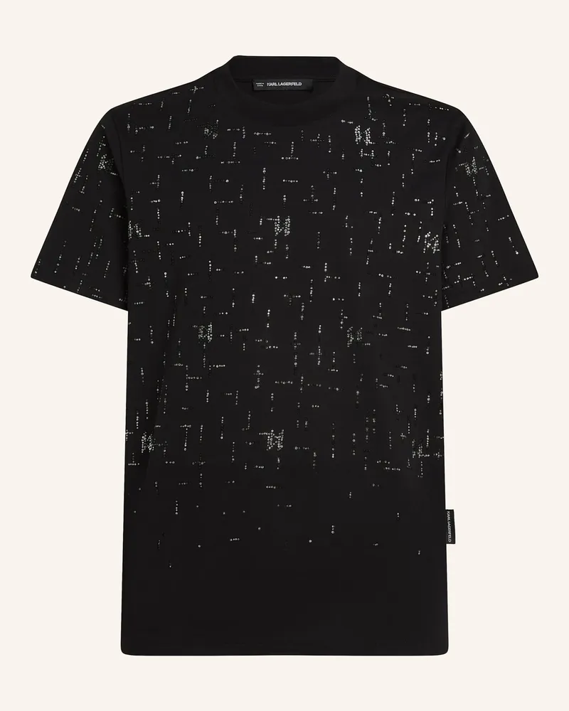 Karl Lagerfeld T-Shirt schwarz Schwarz