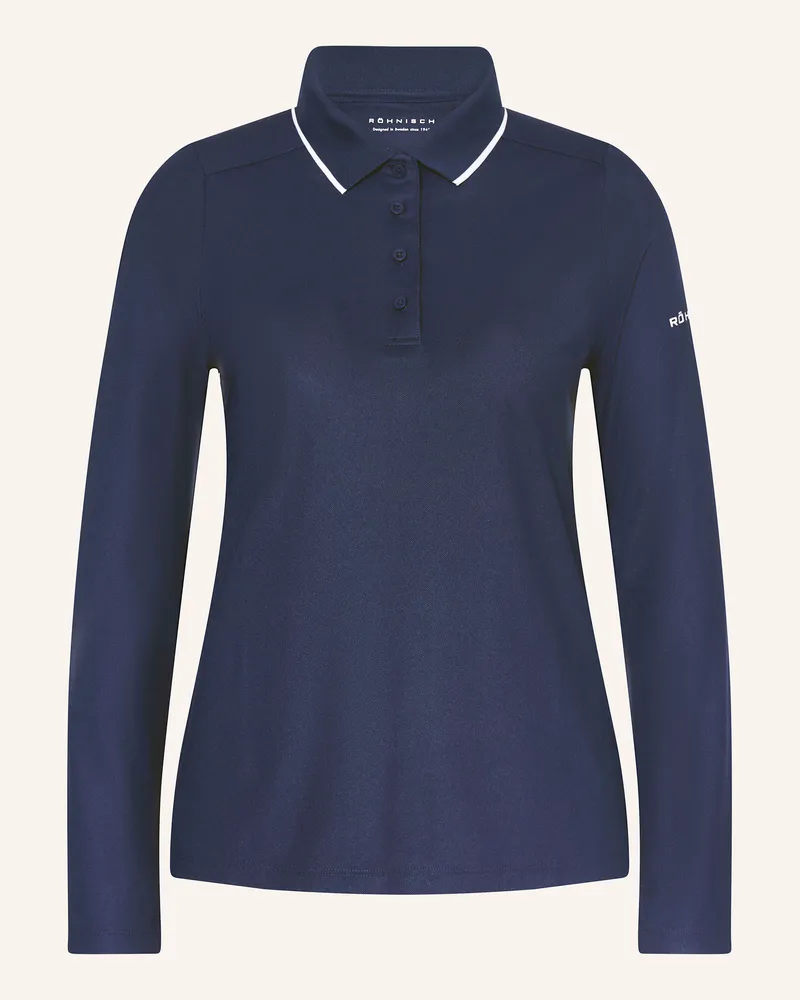 Röhnisch Piqué-Poloshirt MIRIAM Regular Fit Dunkelblau