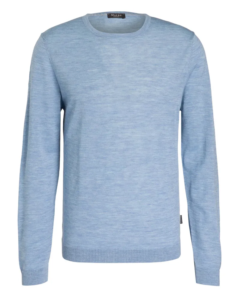 Maerz Pullover aus Merinowolle Hellblau
