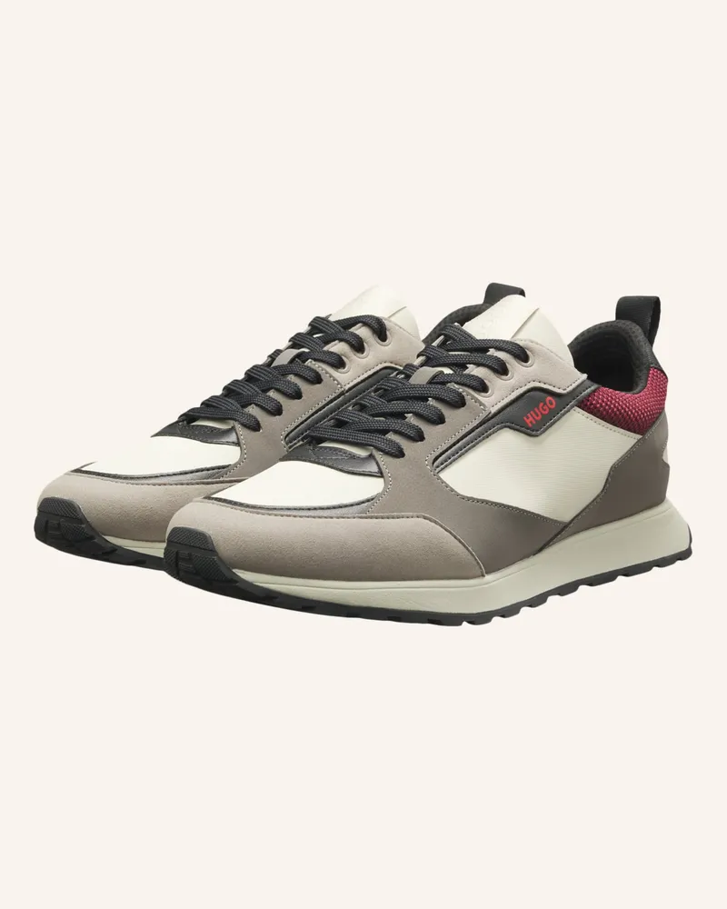 HUGO BOSS Sneaker ICELIN_RUNN_PUPES Hellgrau