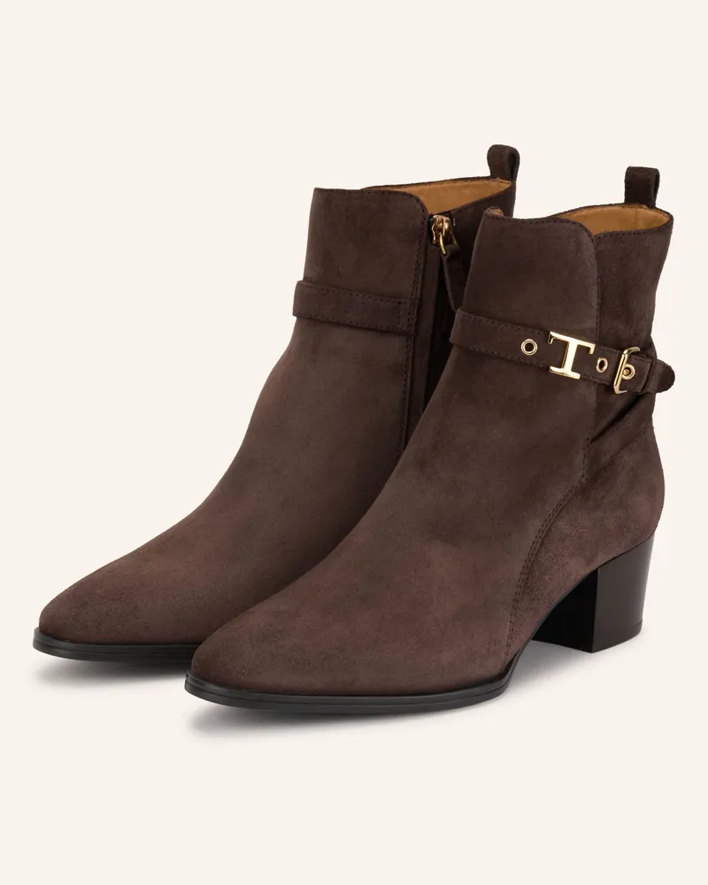 TOD'S Stiefeletten braun Dunkelbraun