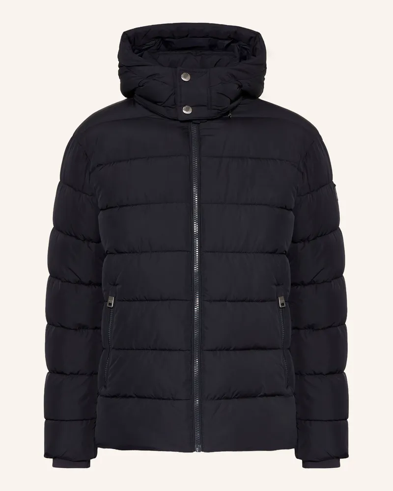 JOOP! Steppjacke Joshas Mit Abnehmbarer Kapuze blau Dunkelblau