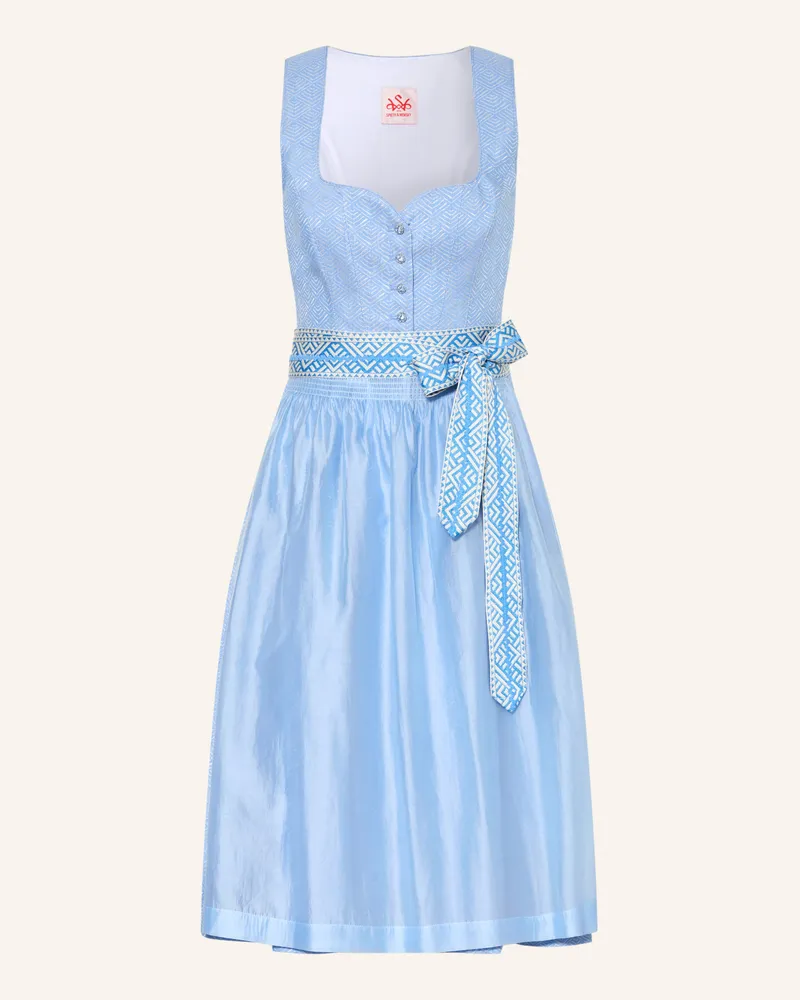 Spieth & Wensky Dirndl Heidi blau Blau