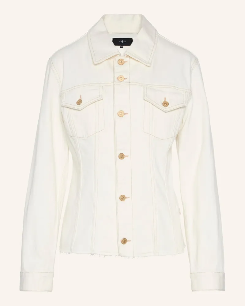 7 for all mankind CINCHED JACKET Weiss