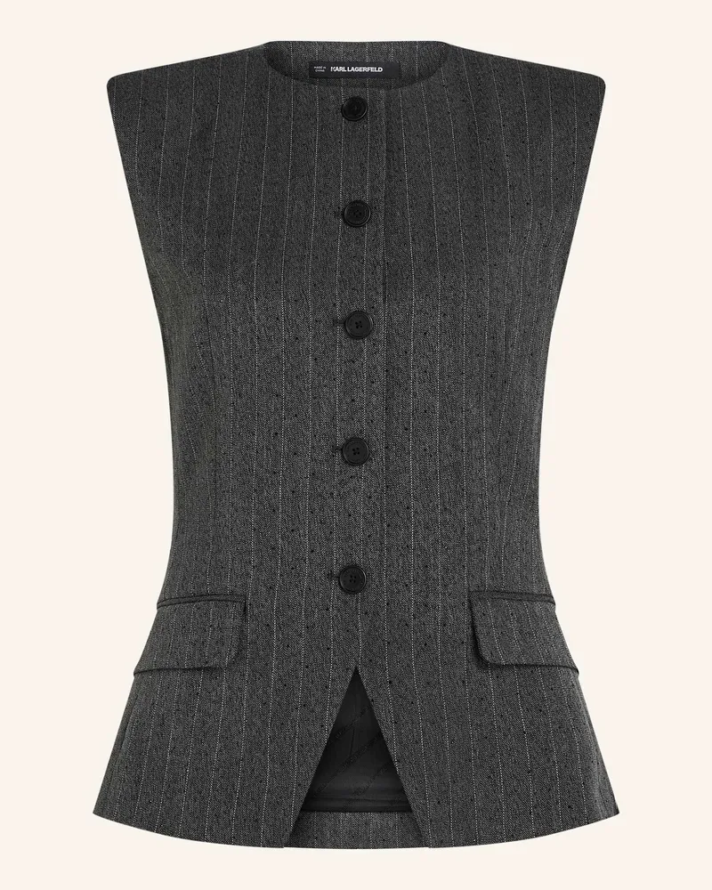 Karl Lagerfeld Bluse grau Grau