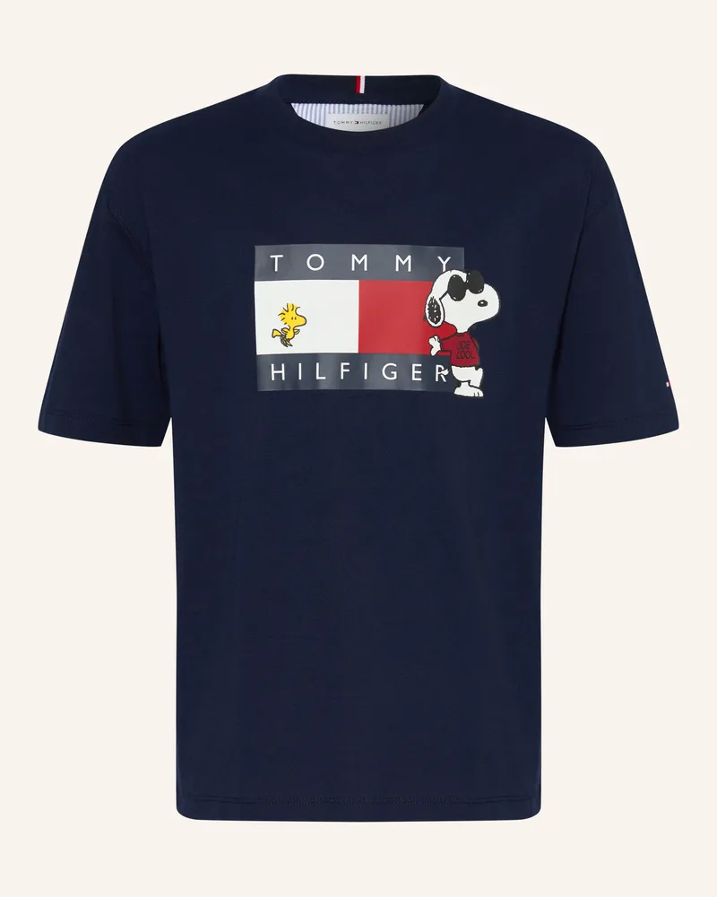 Tommy Hilfiger T-Shirt blau Dunkelblau