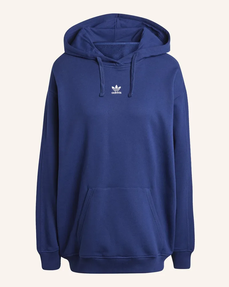 adidas ESSENTIALS LOOSE FRENCH TERRY HOODIE Blau